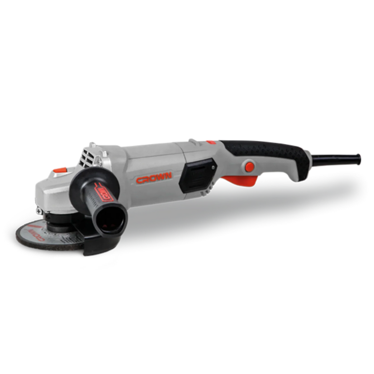 Amoladora Angular Crown CT13506-125V – 125 mm, 1200 W, velocidad variable hasta 11.000 rpm, rosca M14 | Corte, desbaste y pulido; robusta 2,42 kg - GLOBALTEC PROFESSIONAL