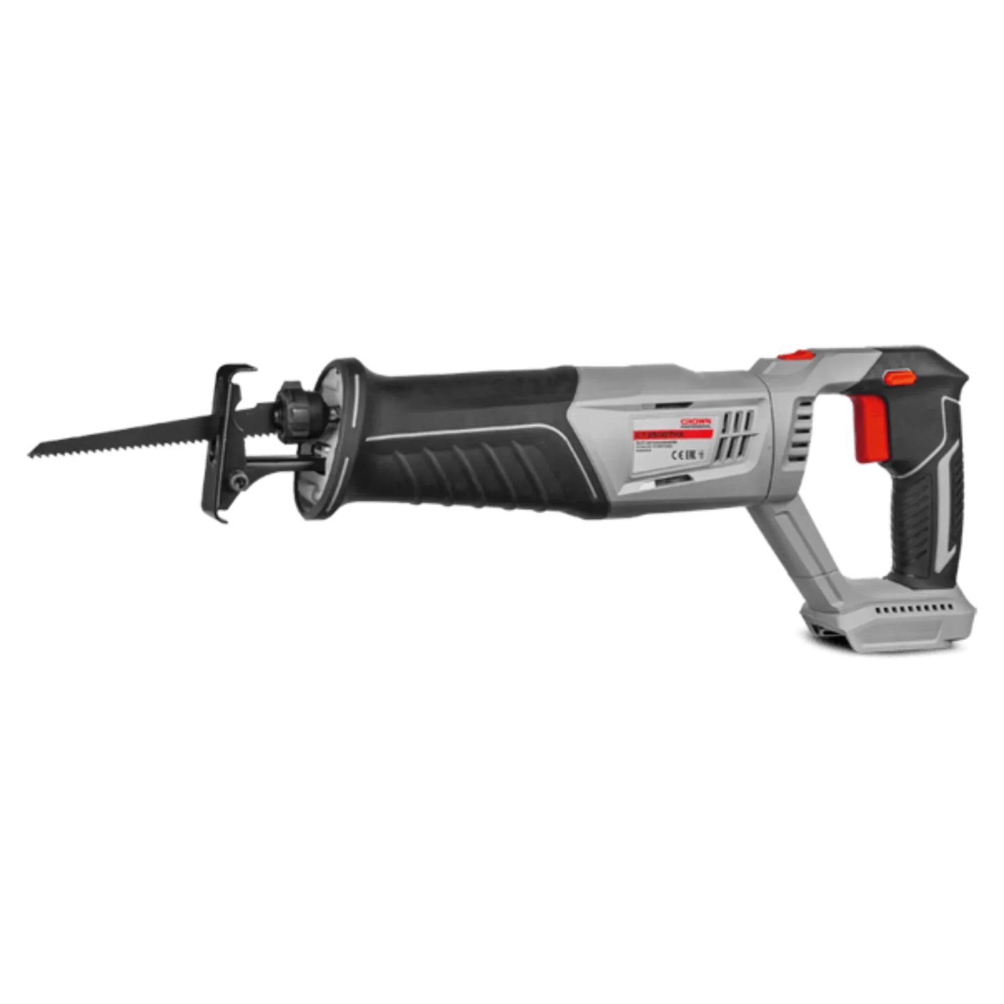 Cortadora BMC Crown CT25007HX – 20 V, 0–2800 rpm, carrera 26 mm | Corte hasta 115 mm en madera y 60 mm en acero (perfil/tubo) – Sin cable, velocidad variable - GLOBALTEC PROFESSIONAL