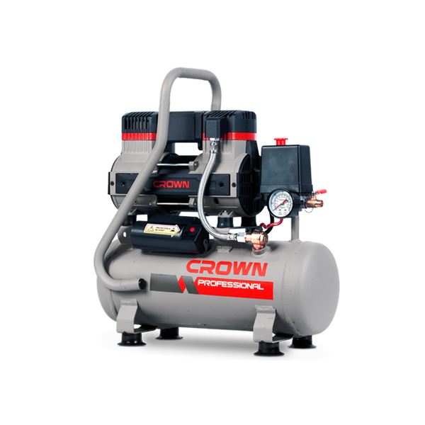 Compresor de aire CT36118 750W 8L sin aceite — aire comprimido para herramientas neumáticas