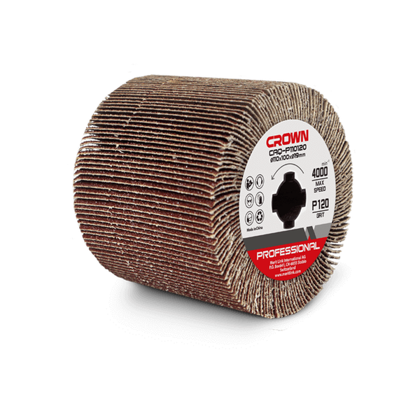 Cepillo de láminas abrasivas CAQ-P110120 grano P120 — acabado fino