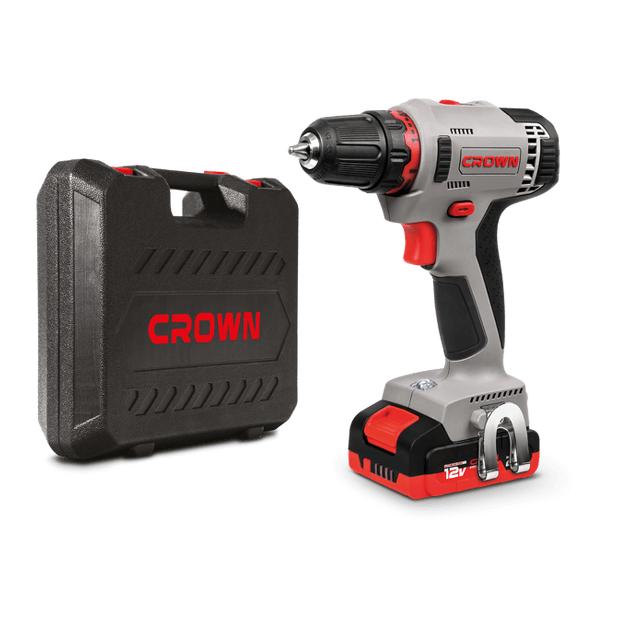 Atornillador a batería CT21081H-2 BMC 12V — compacto con doble batería Samsung Li-ion