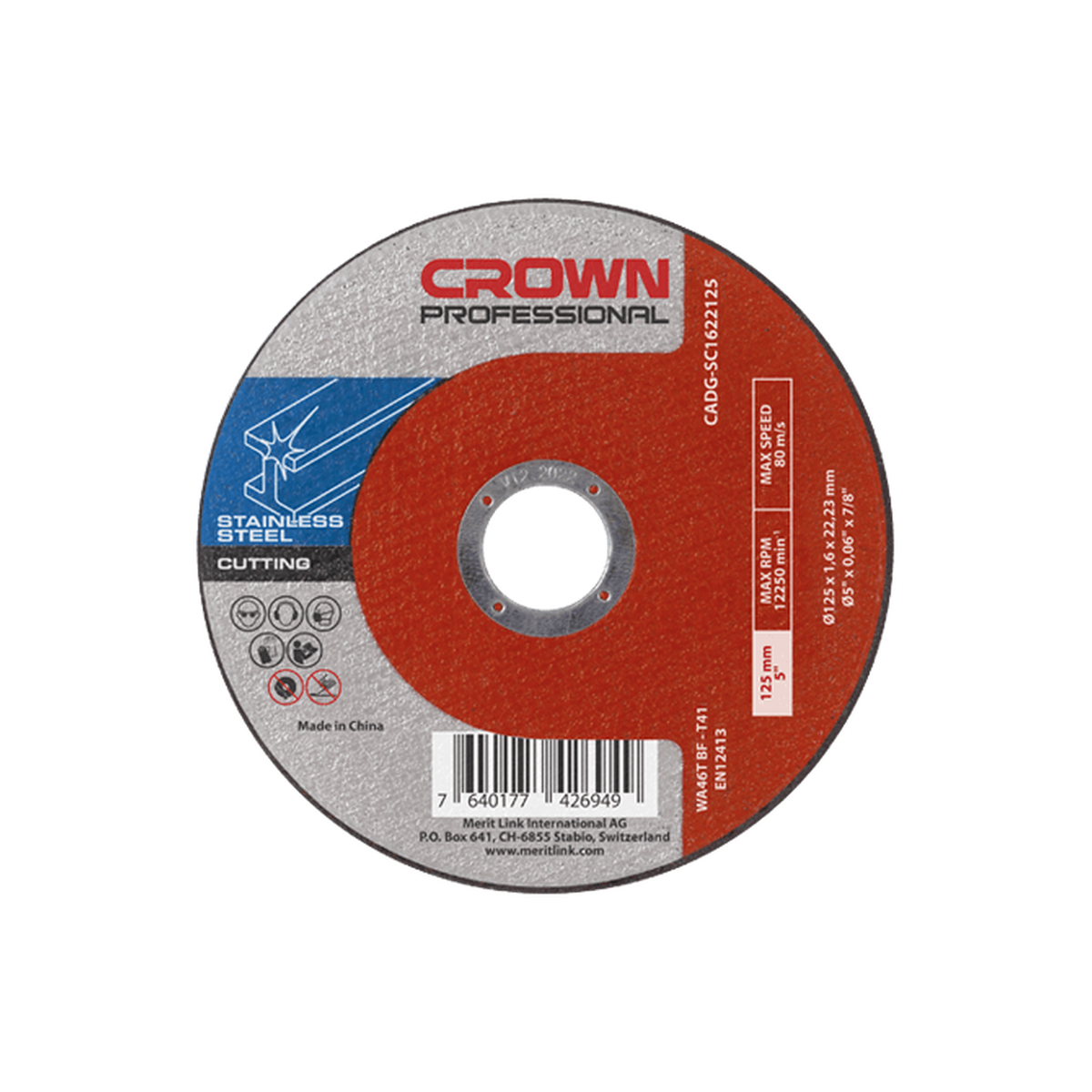 Discos de corte Cutting discs for stainless steel — para acero inoxidable, corte húmedo y seco
