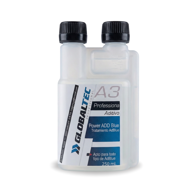 Aditivo AdBlue Power Add Blue 250 ml para sistema SCR diésel · Globaltec Professional
