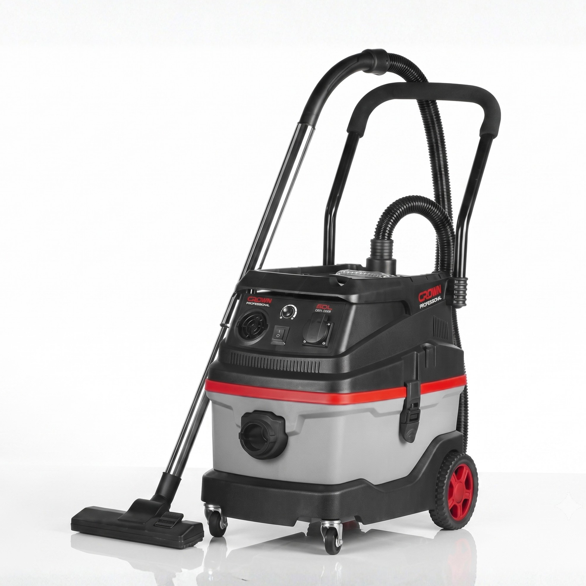 Aspiradora industrial Crown Professional CT42032F de 1600 W para sólidos y líquidos en taller