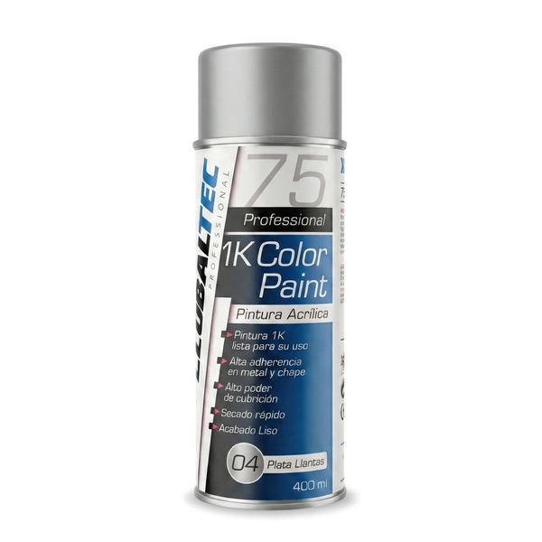 Pintura acrílica en spray 400 ml — Acabado profesional para metal, madera y plástico