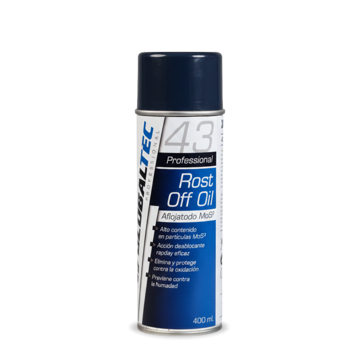 Aflojatodo MoS2 Globaltec spray 400ml, lubricante penetrante extremo