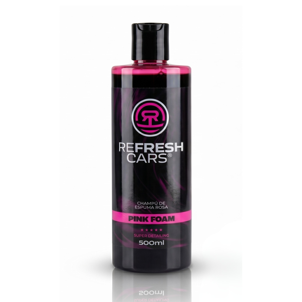 Champú de espuma rosa 500 ml Refresh Cars