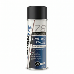 Pintura texturizada en spray negro mate para plásticos de coche Globaltec Professional