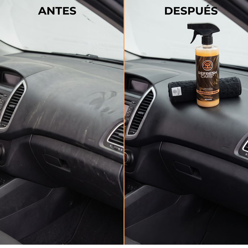 Acabado con brillo satinado natural en el salpicadero sin tacto graso ni reflejos