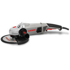 Amoladora Angular Crown CT13489-230S – 230 mm, 2600 W, 6.500 rpm, rosca M14 | Corte y desbaste pesado en metal y piedra – Robusta 5,9 kg - GLOBALTEC PROFESSIONAL