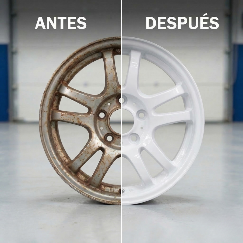 Uso de la pintura acrílica en aerosol para restaurar mobiliario y renovar herrajes de madera