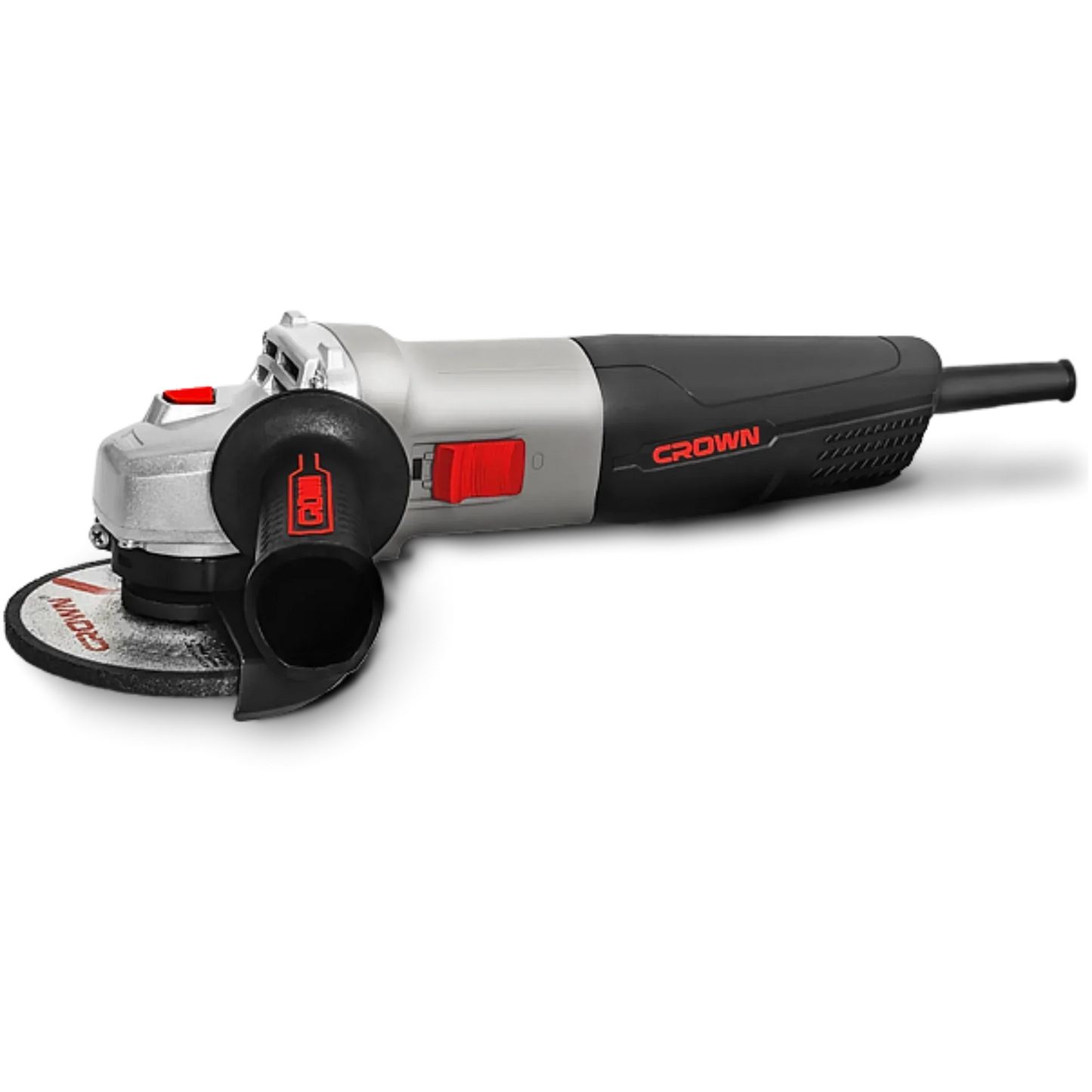 Amoladora Angular Crown CT13499-115R – 115 mm, 720 W, 11.000 rpm, rosca M14 | Corte, desbaste y pulido en metal y piedra – Ligera 1,85 kg - GLOBALTEC PROFESSIONAL