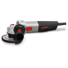 Amoladora Angular Crown CT13497-125R – 125 mm, 860 W, 11.000 rpm, rosca M14 | Corte, desbaste y pulido en metal y piedra – 2 kg, diseño compacto - GLOBALTEC PROFESSIONAL