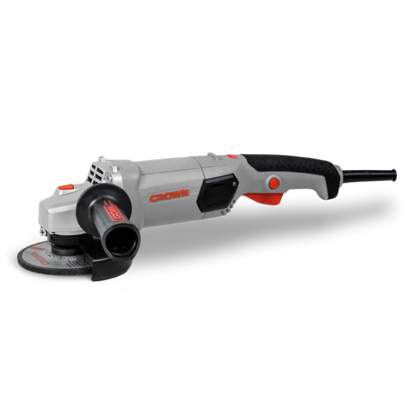 Amoladora Angular Crown CT13506-125V – 125 mm, 1200 W, velocidad variable hasta 11.000 rpm, rosca M14 | Corte, desbaste y pulido; robusta 2,42 kg - GLOBALTEC PROFESSIONAL
