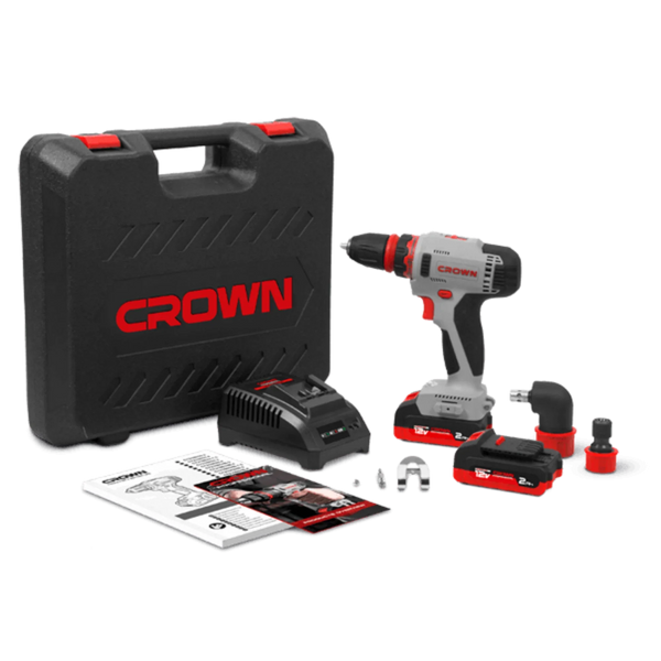 Taladro Atornillador Sin Cable Multicabezal 12V/2Ah - GLOBALTEC PROFESSIONAL