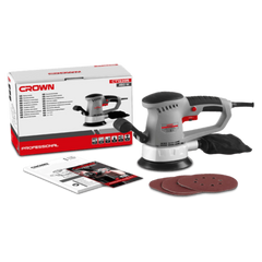 Lijadora Excéntrica Crown CT13395 | 450 W - GLOBALTEC PROFESSIONAL
