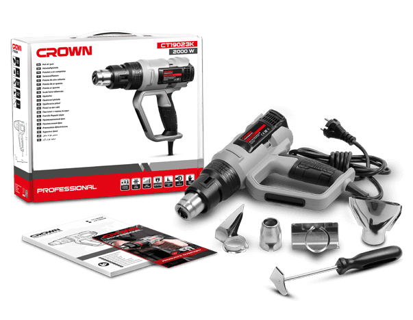 Pistola de Aire Caliente CT42006 | 2000W - GLOBALTEC PROFESSIONAL