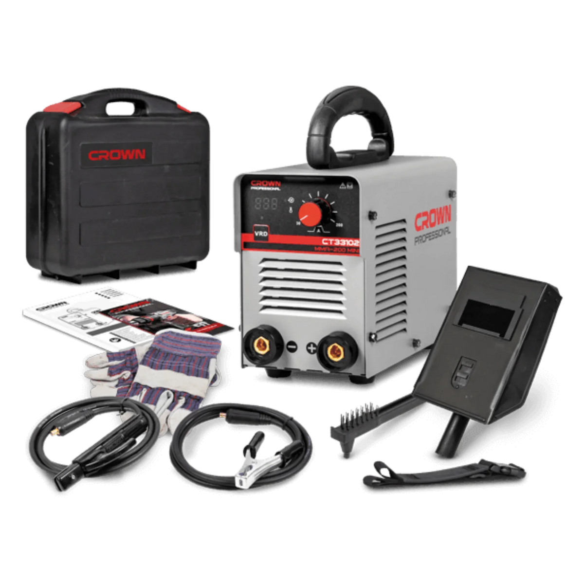 Soldadora Inversora CROWN CT33102 IMC 30-150A - GLOBALTEC PROFESSIONAL