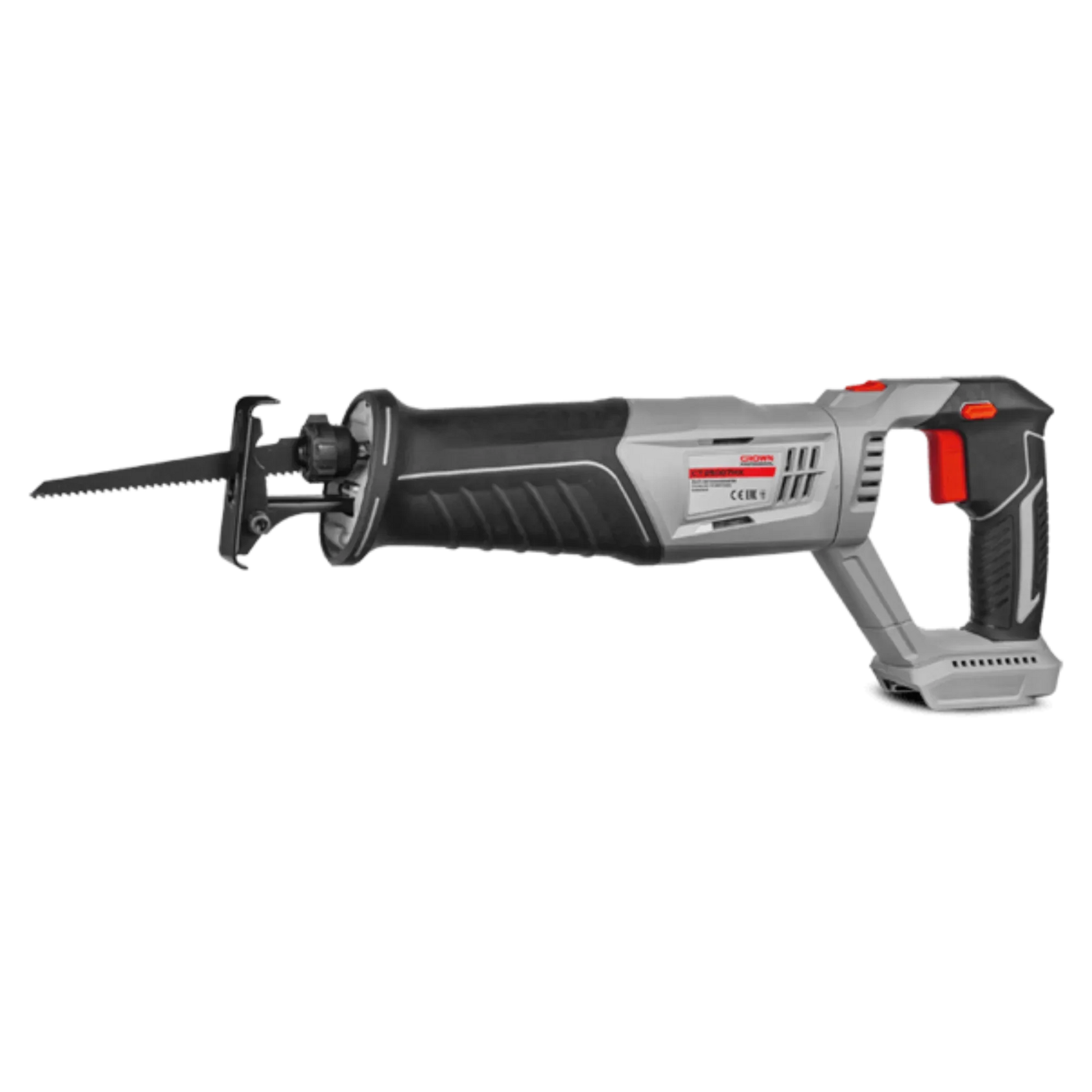 Cortadora BMC Crown CT25007HX – 20 V, 0–2800 rpm, carrera 26 mm | Corte hasta 115 mm en madera y 60 mm en acero (perfil/tubo) – Sin cable, velocidad variable - GLOBALTEC PROFESSIONAL