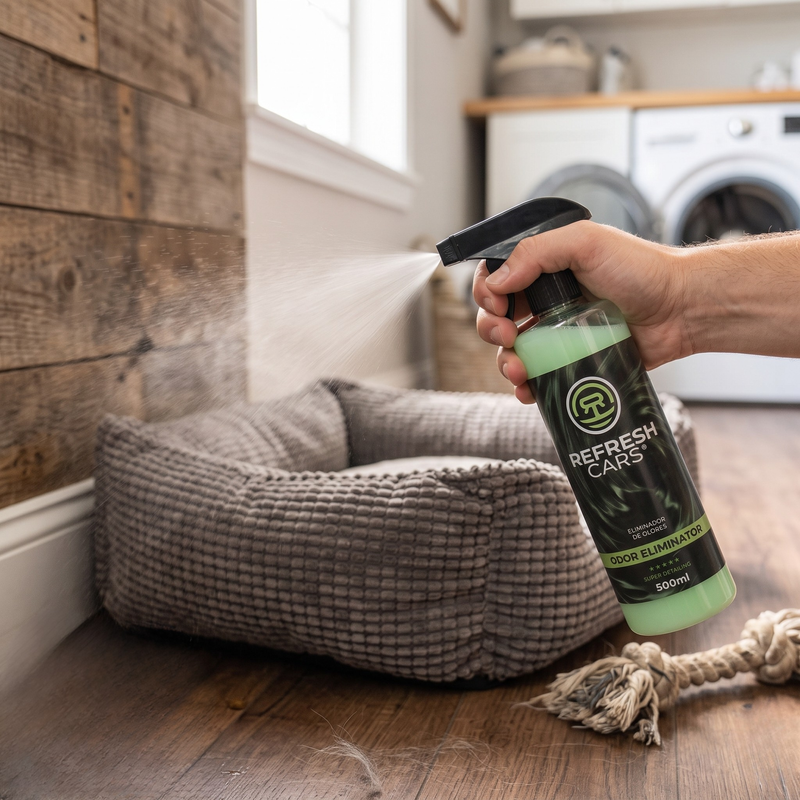 Neutralizador de olores de pH neutro para coches de segunda mano en spray, Refresh Cars