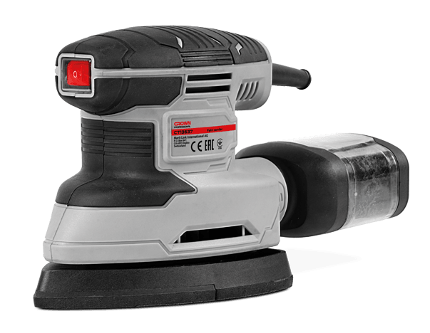 Lijadora Orbital Crown CT13637 | 180W - GLOBALTEC PROFESSIONAL