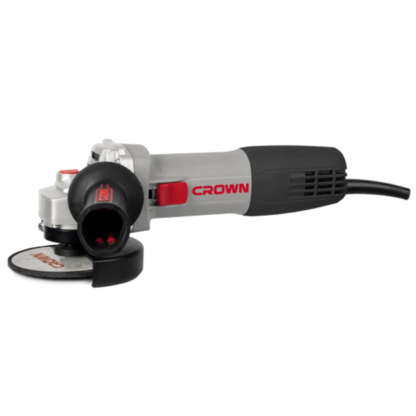 Amoladora Angular Crown CT13571-115R – 115 mm, 900 W, 12.000 rpm, rosca M14 | Corte y desbaste en metal y piedra – Ligera 1,71 kg - GLOBALTEC PROFESSIONAL