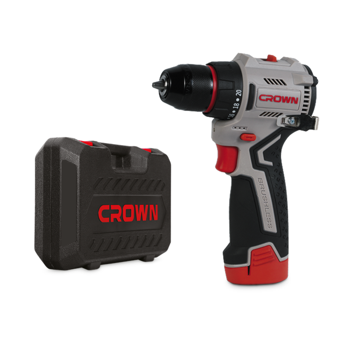 Taladro atornillador CT21129HMX-2C1 BMC 12V 45 Nm — compacto con 2 baterías Samsung