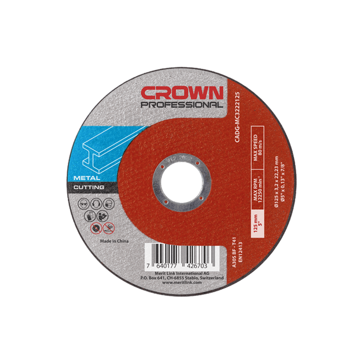 Discos de corte para metal Cutting discs for metal — 115/125/180/230 mm