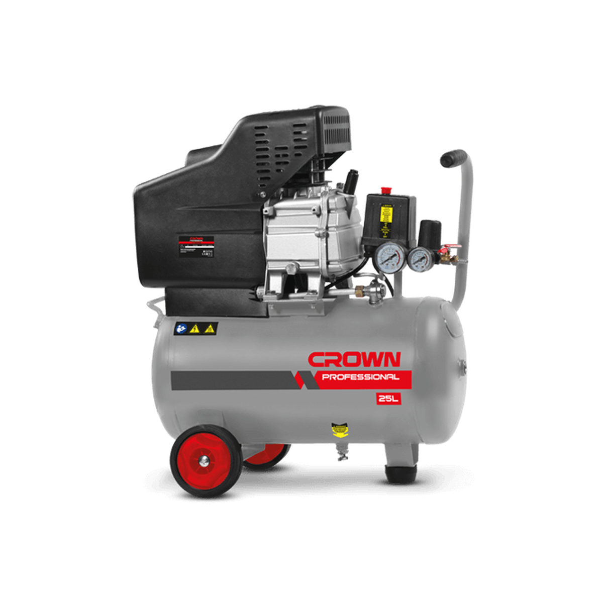 Compresor de aire CT36028 25 L 2 HP — sin aceite para uso profesional