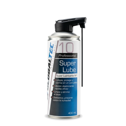 Super Lube M1 Globaltec — Aflojatodo y lubricante 5 en 1 para piezas atascadas