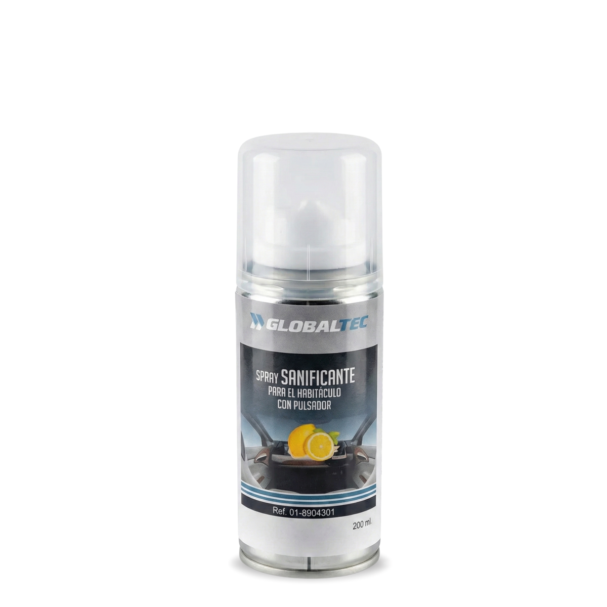 Desinfectante para habitáculos en spray Globaltec, higieniza el interior del vehículo