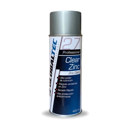 Spray de Zinc y Aluminio - GLOBALTEC PROFESSIONAL