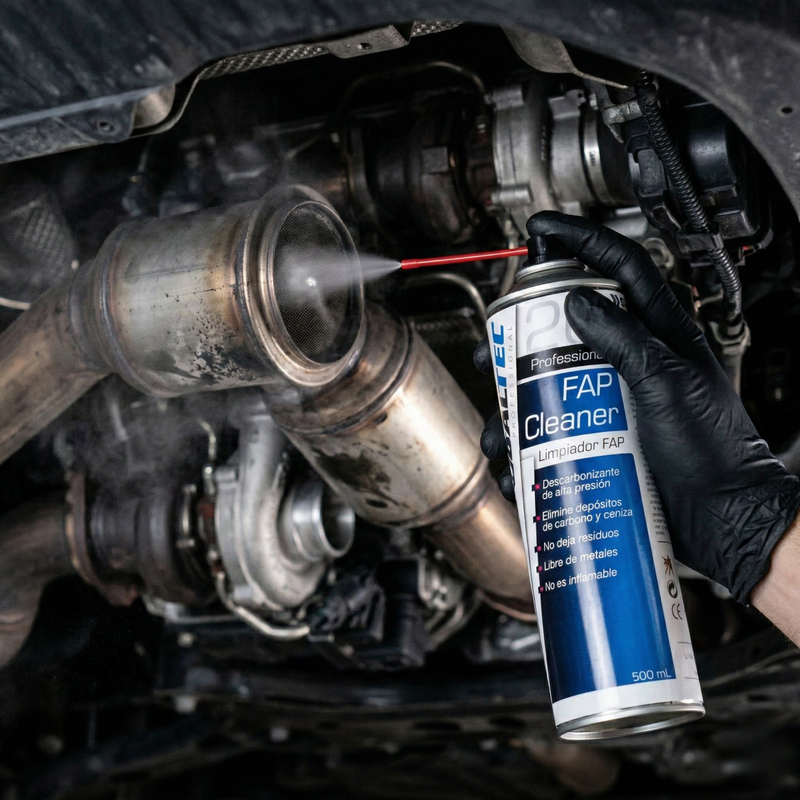 Aditivo para regenerar el FAP/DPF sin desmontar el filtro, de Globaltec Professional