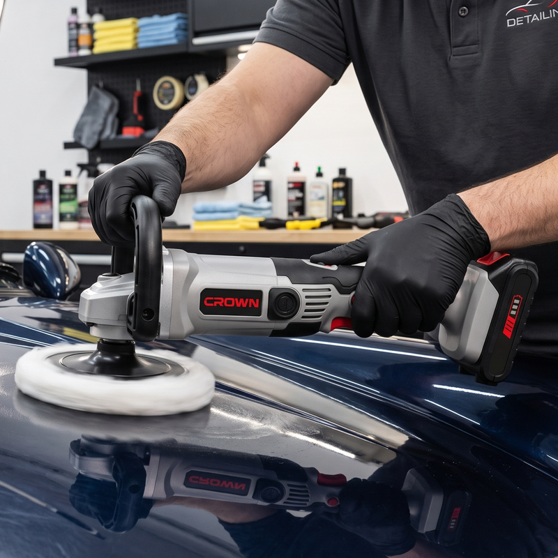 Pulidora CT23018HX 20V Max — inalámbrica con velocidad variable y plato de 180 mm