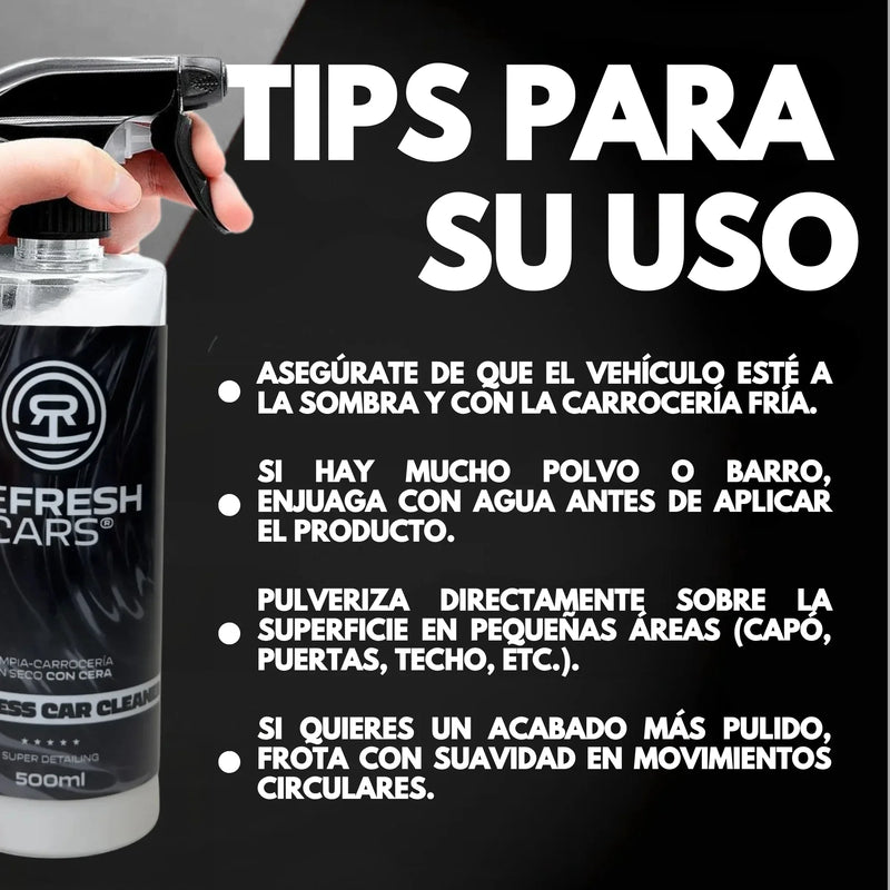 Limpiador de carrocerías con cera 500 ml · Refresh Cars (vista 5)