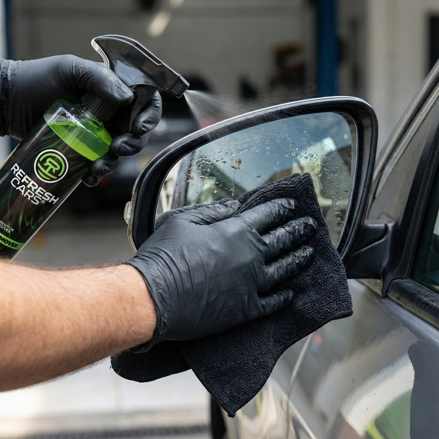 Limpiador de mosquitos Refresh Cars — Disuelve insectos sin frotar fuerte