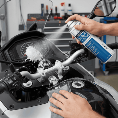 Abrillantador de salpicaderos en spray Globaltec — Brillo natural para plásticos interiores