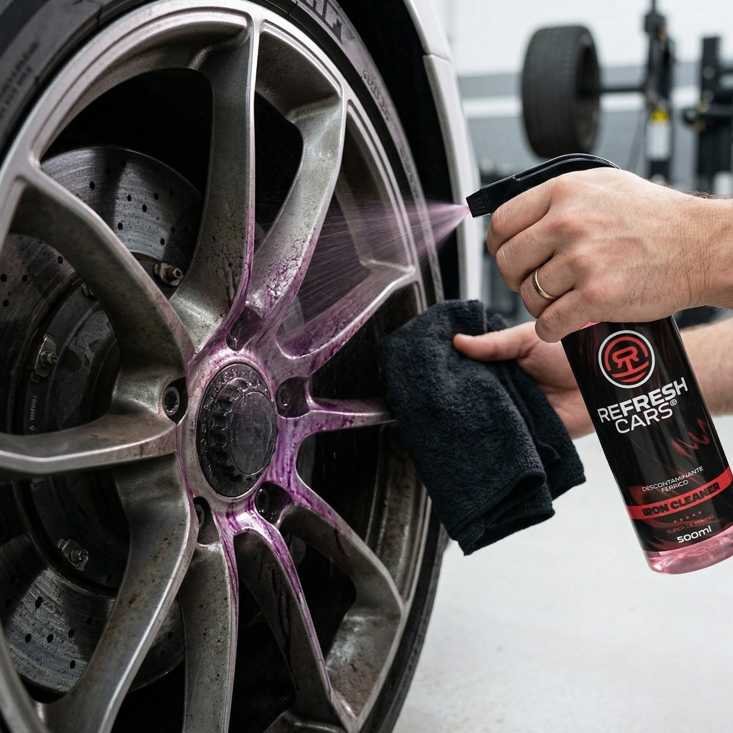 Descontaminante férrico Refresh Cars — Elimina partículas metálicas de la pintura