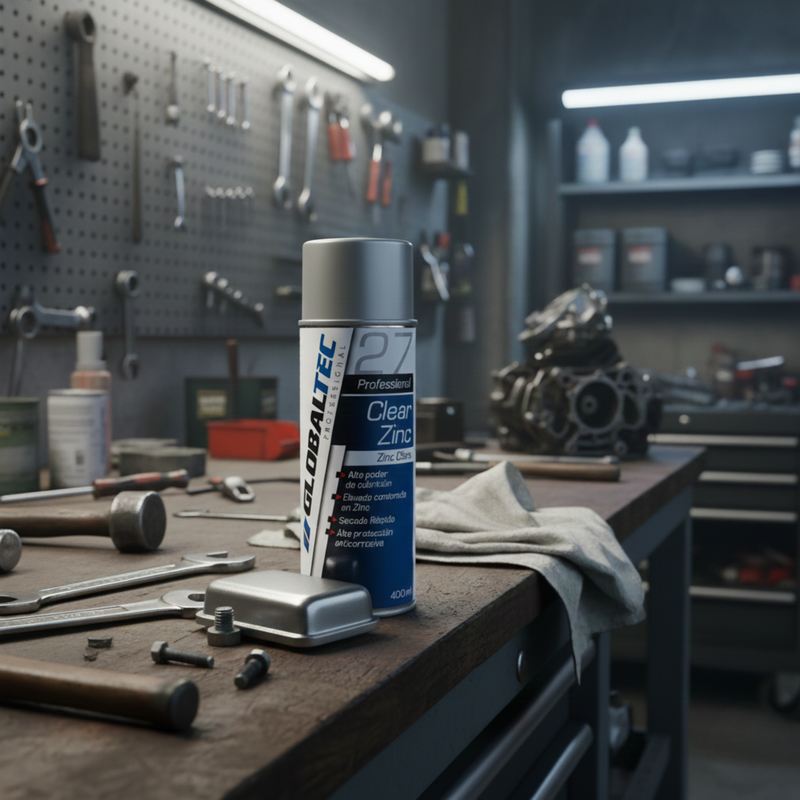 Spray de zinco e alumínio
