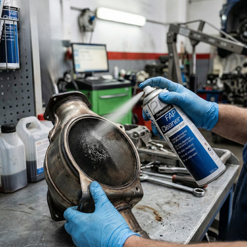 Aditivo diésel contra el aviso de FAP saturado, botella 500 ml de Globaltec Professional