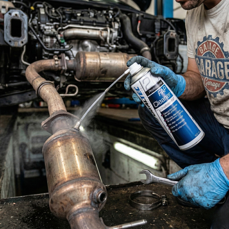 Mantenimiento preventivo del filtro de partículas diésel FAP/DPF con Globaltec Professional