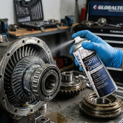 Grasa de litio con PTFE en spray Globaltec — Lubricación duradera de alto rendimiento