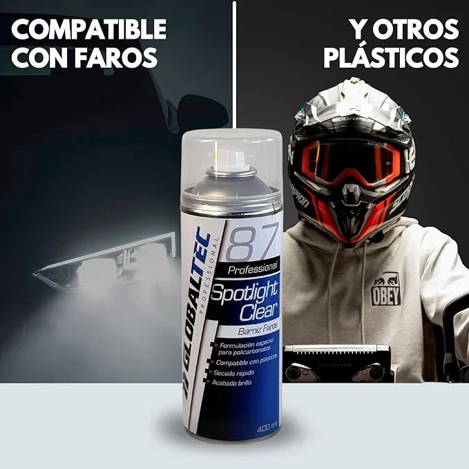 Barniz Acrílico 1K en Spray - GLOBALTEC PROFESSIONAL