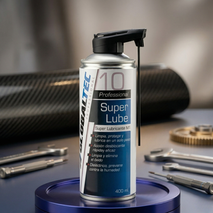 Super Lube M1 Globaltec — Aflojatodo y lubricante 5 en 1 para piezas atascadas
