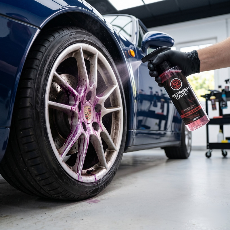 Descontaminante férrico Refresh Cars 6 L, disuelve residuos metálicos y polvo de freno