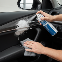Detalle del spray 500 ml multisuperficie para vinilo y gomas interiores, Globaltec Professional