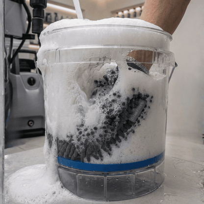 Microfiber wash glove