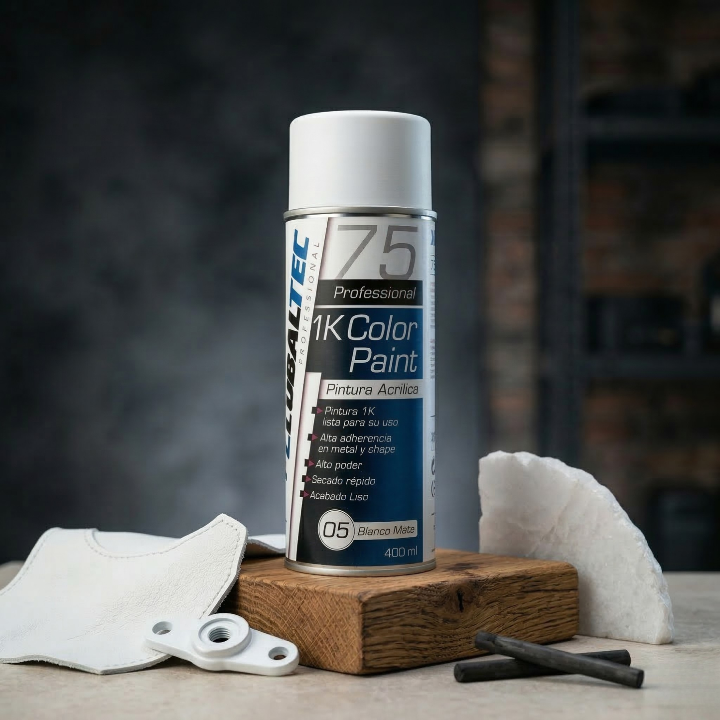 Pintura acrílica en spray Globaltec — Acabado profesional para metal, madera y plástico
