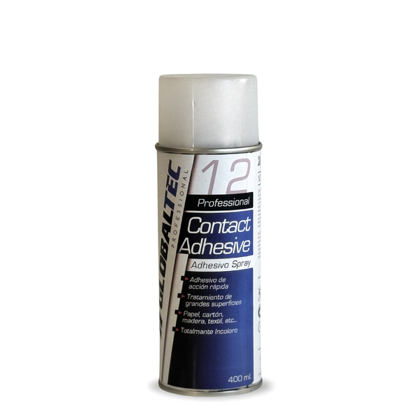 Adhesivo en spray Globaltec 500ml, pegado de contacto uniforme