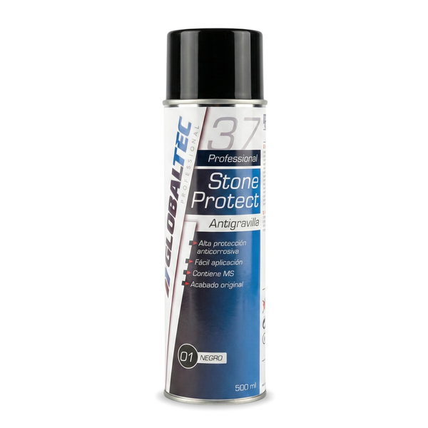Antigravilla en spray Globaltec 1L, protección de bajos de carrocería